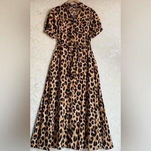 Leopard Print Maxi Dress from Fashion Nova size Large
